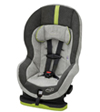 Child in a convertible car seat